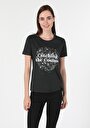 thumb-Afficher les détails de T-shirt À Manches Courtes Anthracite   Femme