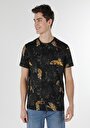thumb-Afficher les détails de T-shirt À Manches Courtes Noir Regular Fit Imprimé Homme