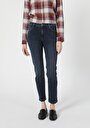 thumb-Afficher les détails de 703 Carla Pantalon Denim Straight Leg  En  Slim Fit Femme