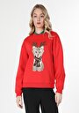 thumb-Afficher les détails de Pull-over Rouge Regular Fit  Femme