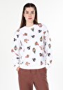 thumb-Afficher les détails de Pull-over Blanc Regular Fit  Femme
