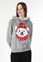 thumb-Afficher les détails de Pull-over Gris Regular Fit  Femme