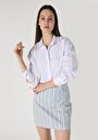 thumb-Afficher les détails de Chemise À Manches Longues Blanc Relaxed Fit   Femme