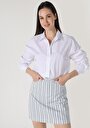 thumb-Afficher les détails de Chemise À Manches Longues Blanc Relaxed Fit   Femme