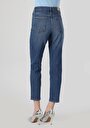 thumb-Afficher les détails de 891 Maya Pantalon Denim   En  Slim Fit Femme