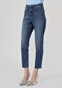 thumb-Afficher les détails de 891 Maya Pantalon Denim   En  Slim Fit Femme