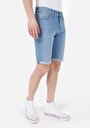 thumb-Afficher les détails de Short Bleu Slim Fit Homme