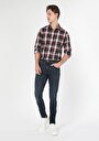thumb-Afficher les détails de 041 Danny Pantalon Bleu Foncé Slim Leg  En  Slim Fit Homme