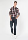 thumb-Afficher les détails de 041 Danny Pantalon Bleu Foncé Slim Leg  En  Slim Fit Homme