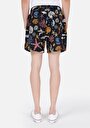 thumb-Afficher les détails de Short De Bain Noir Regular Fit  Homme