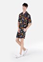 thumb-Afficher les détails de Short De Bain Noir Regular Fit  Homme