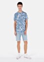 thumb-Afficher les détails de Short Bleu Slim Fit Homme