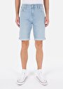 thumb-Afficher les détails de Short Bleu Slim Fit Homme