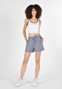 thumb-Afficher les détails de Short Bleu Regular Fit Femme