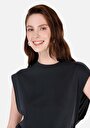thumb-Afficher les détails de T-shirt À Manches Courtes Anthracite Regular Fit Droit Femme