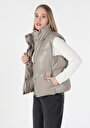 thumb-Afficher les détails de Gilet Blanc Regular Fit Femme